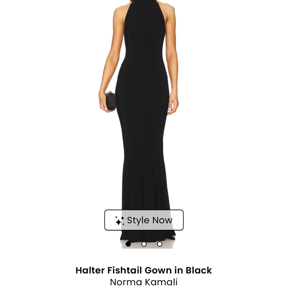 Michael Costello x REVOLVE Black Velvet Gown – Size Small